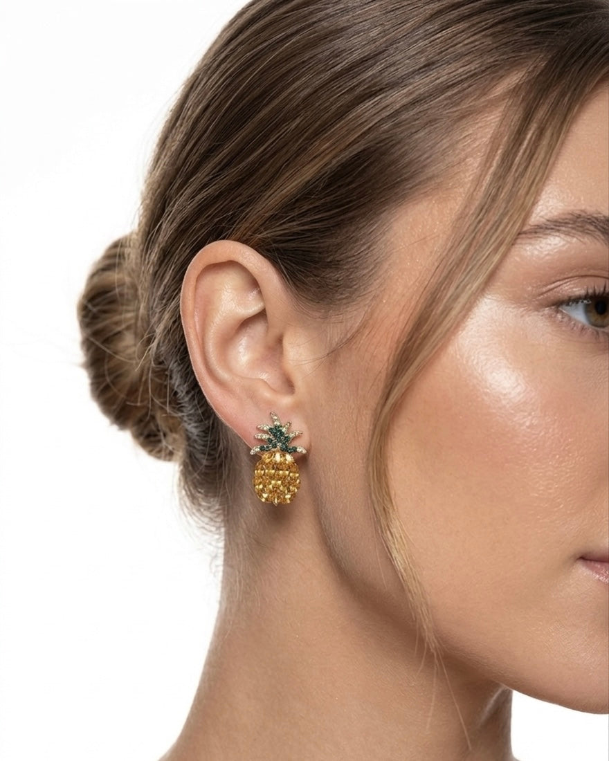 Pineapple Stud Earrings