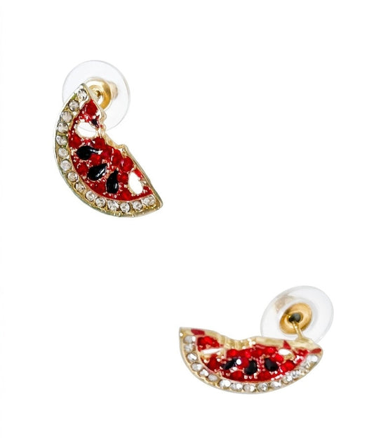 Bitten Watermelon Earrings