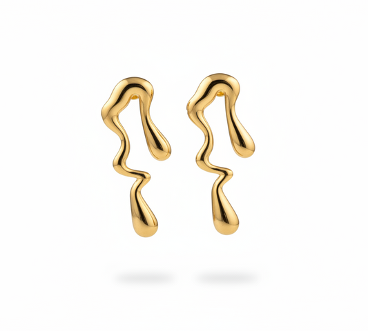 Abstract Drip Earrings