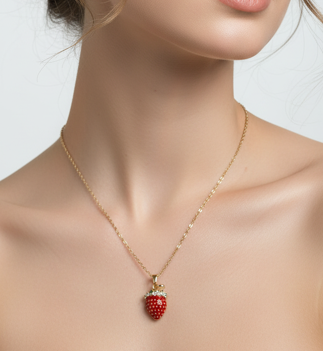 Strawberry Necklace