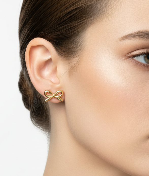 Cute Bow Stud Earrings