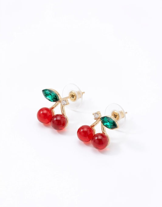 Cherry Stud Earrings