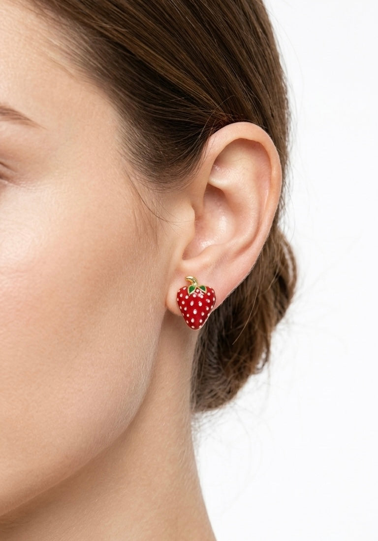 Strawberry Stud Earrings