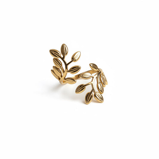 Gold Leaf Ring