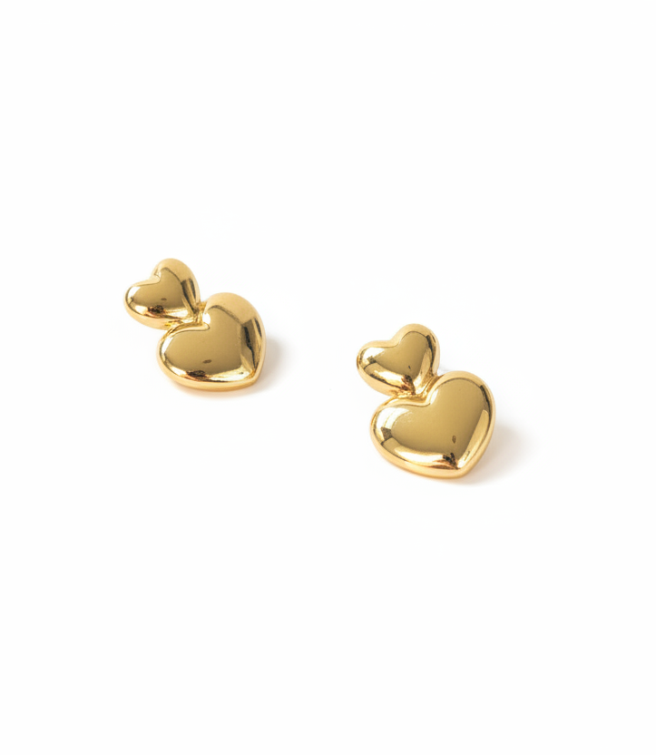 Heart On Heart Earrings