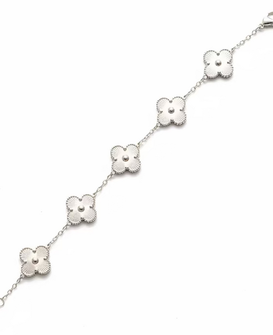 Clover Silver Bracelet