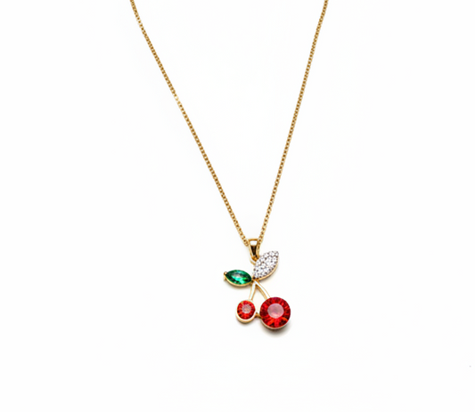 Cherry Charm Chain Necklace
