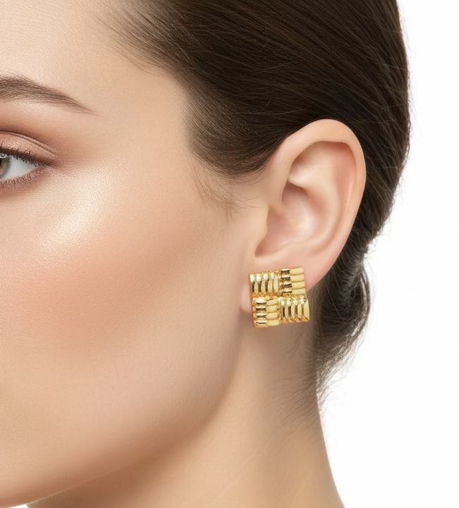 Square earrings