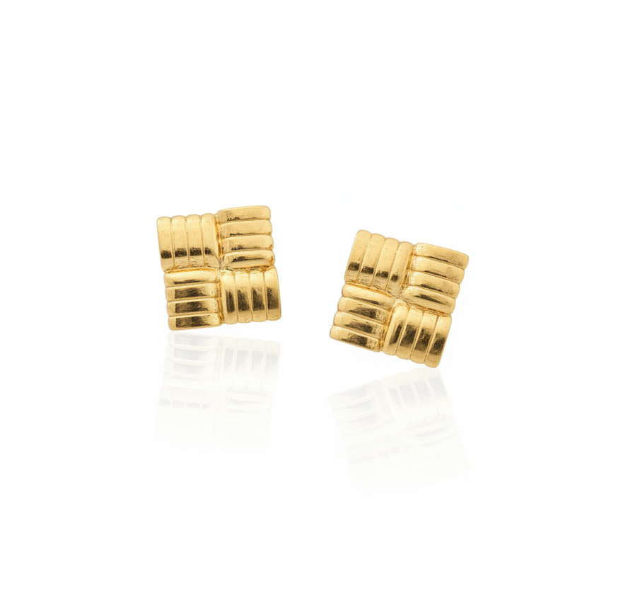 Square earrings